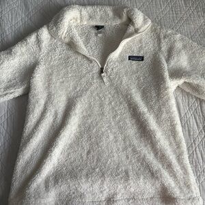 Patagonia Women’s Half-Zip White Fleece